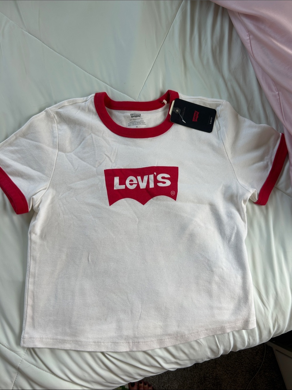 Levi's White Tee NWT